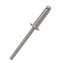 RS PRO Stainless Steel Dome Head Blind Rivet 4.8 mm Diameter, 18 mm Length, DIN 7337 223-1167