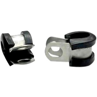 RS PRO 8 mm ID Black Zinc Stainless Steel P-Clip 226-9013