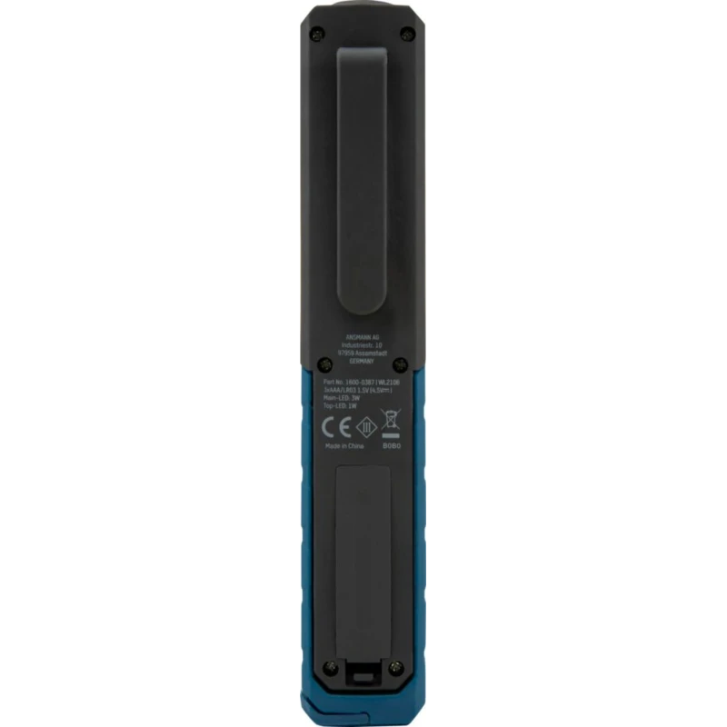 Ansmann LED Work Lamp, 210 lm Luminous Flux, 3W Power, 4.5V Voltage, ABS Housing, IP20 