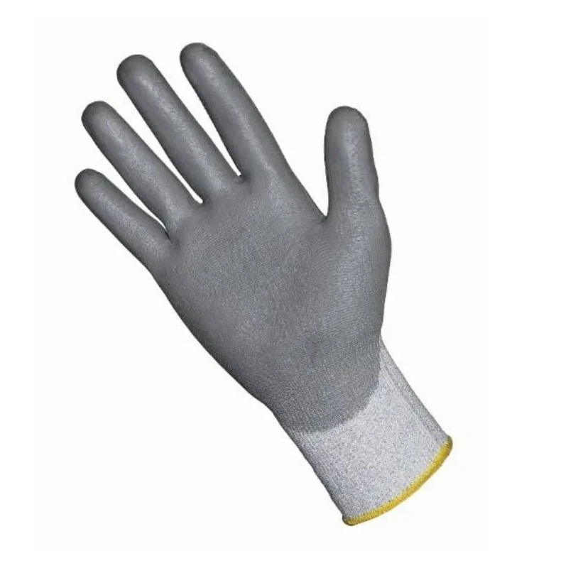 Liscombe Cut Resistant Work Gloves Size 11 Yellow Fibre with Polyurethane Coating LN659-11