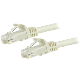 StarTech.com White Cat6 Ethernet Cable, 7.5 m Length, Unshielded Unscreened, Snagless PVC Jacket 