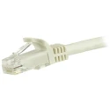 StarTech.com White Cat6 Ethernet Cable, 7.5 m Length, Unshielded Unscreened, Snagless PVC Jacket 