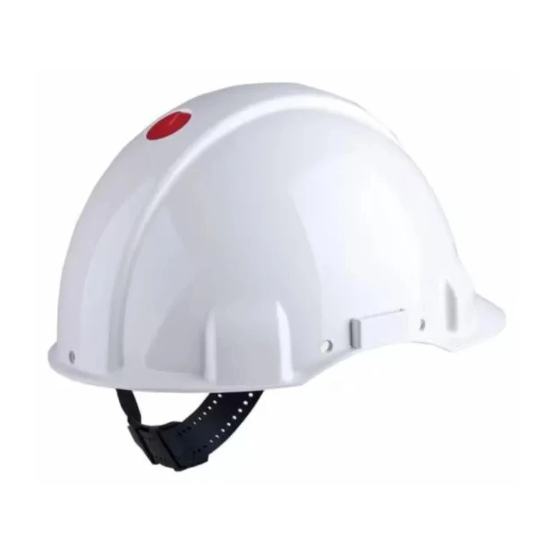 3M White Safety Helmet High Density Polyethylene Adjustable with Integral Sweatband G3000/G3001 7000039722