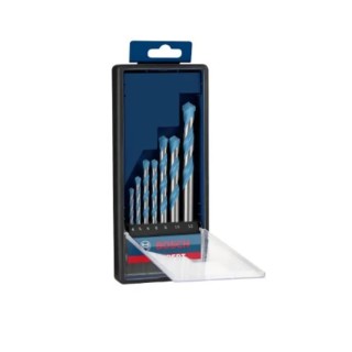 Bosch 4-Piece Twist Drill Bit Set for Multi-Material Applications, Carbide Tip, 4 mm to 8 mm 2608900649