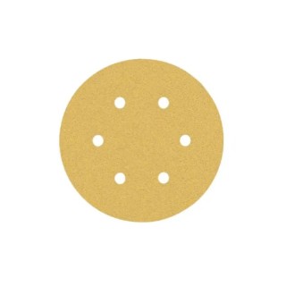 Bosch Abrasive Paper Sanding Disc 150mm Diameter 60 Grit 5-Piece Pack 2608900814