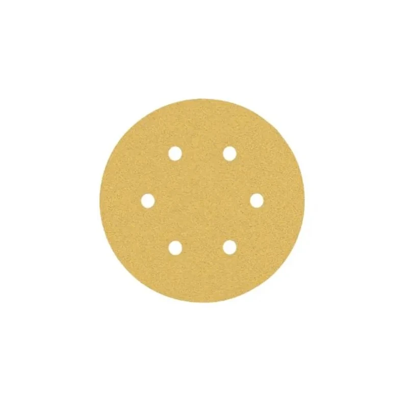 Bosch Abrasive Paper Sanding Disc 150mm Diameter 60 Grit 5-Piece Pack 2608900814