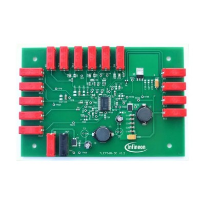 Infineon DEMOBOARD TLE7368-3E DC-DC Converter Evaluation Board for Automotive DEMOBOARDTLE73683ETOBO1