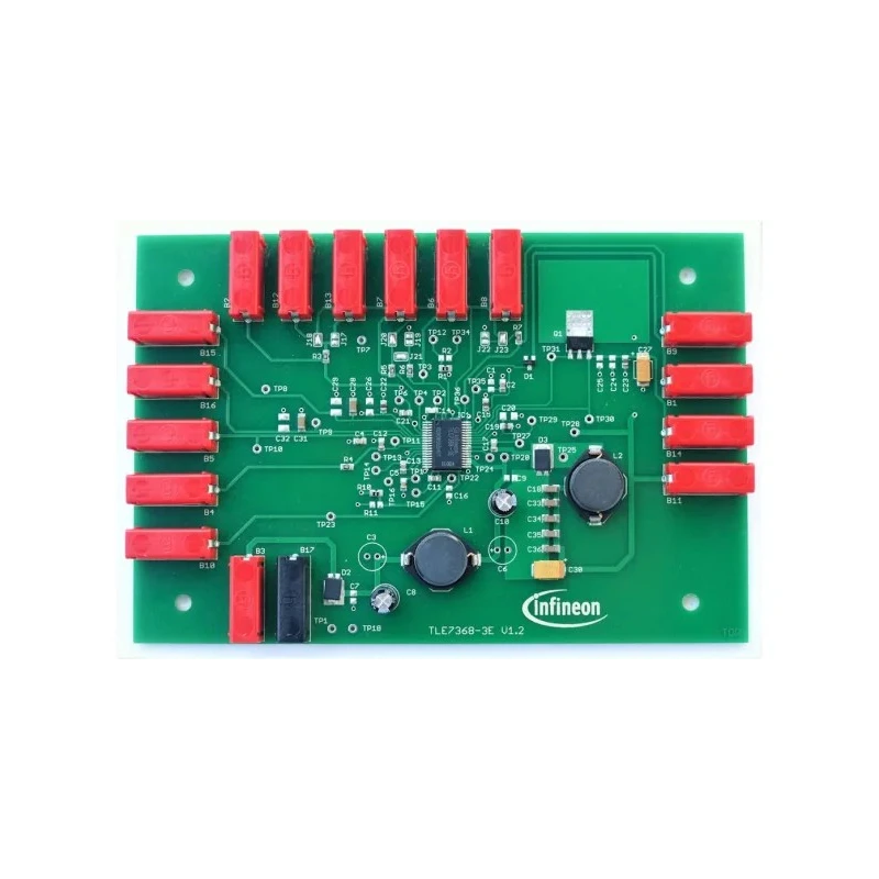 Infineon DEMOBOARD TLE7368-3E DC-DC Converter Evaluation Board for Automotive DEMOBOARDTLE73683ETOBO1