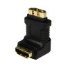 RS PRO Female to Female HDMI Coupler Right Angle HDMI Adapter Plastic Housing Gold Plated Contacts 229-9966