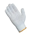Liscombe White Mixed Fibre Cotton Work Gloves Size 10 Mixed Fibre Coating 673XL