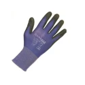 Liscombe Contact Touch Blue Nylon Work Gloves, Size 10, Polyurethane Coating LN615-10