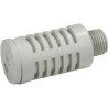 SMC Polybutylene Terephthalate Pneumatic Silencer 10 bar Threaded Male Connection ANA1-01