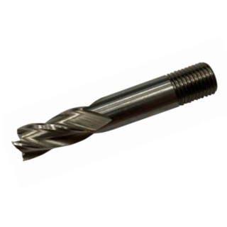 RS PRO End Mill, 10 mm Cutter Diameter, High Speed Steel M35 with 5% Cobalt, 6 mm Weldon Shank, 21 mm Cut Length 234-8278