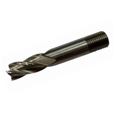 RS PRO End Mill, 10 mm Cutter Diameter, High Speed Steel M35 with 5% Cobalt, 6 mm Weldon Shank, 21 mm Cut Length 234-8278