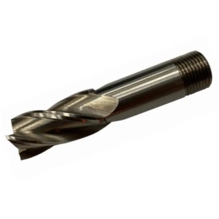 RS PRO End Mill 20 mm Cutter, High Speed Steel M35 with 5% Cobalt, 6mm Weldon Shank, 38 mm Cut Length 234-8283