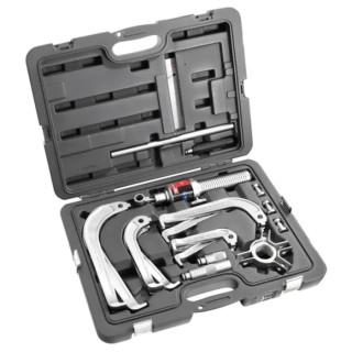 Facom Hydraulic Bearing Puller 22-Piece Set with 10 t Force U.312HJ4