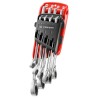 Facom Portable 8-Piece Inch Ratchet Combination Spanner Set 5/16 to 3/4 in 467.JPU8