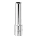 Facom 1/4 in Drive 1/4 in Spline Square Socket, Chrome Vanadium Steel, 50mm Overall Length R.8SEL