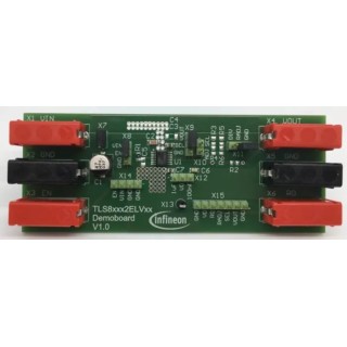 Infineon Evaluation Board TLS835B2ELVSE LDO Voltage Regulator for Microcontroller with Low Quiescent Current TLS835B2ELVSE