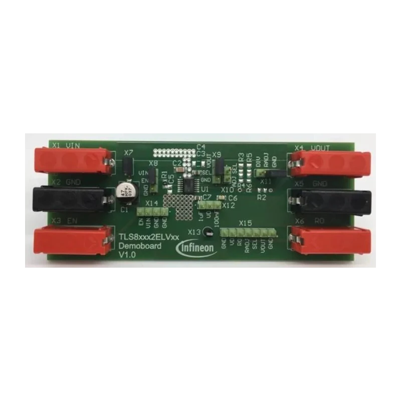 Infineon Evaluation Board TLS835B2ELVSE LDO Voltage Regulator for Microcontroller with Low Quiescent Current TLS835B2ELVSE