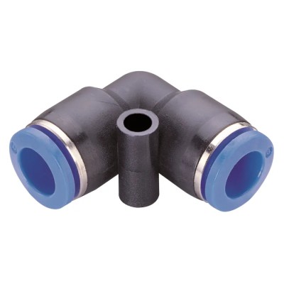 RS PRO Pneumatic Elbow Threaded-to-Tube Adapter Equal Union Elbow Series 0-10.2 bar Maximum Pressure 0-60 °C 235-1232