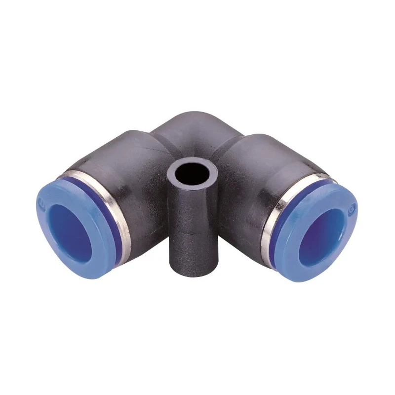RS PRO Pneumatic Elbow Threaded-to-Tube Adapter Equal Union Elbow Series 0-10.2 bar Maximum Pressure 0-60 °C 235-1232