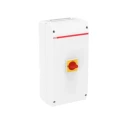 ABB 3-Pole Switch Disconnector, IP65 Enclosure, 115A, 37 kW, Screw Clamp Terminals, OTP Series 