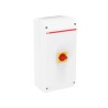 ABB 3-Pole Switch Disconnector, IP65 Enclosure, 115A, 37 kW, Screw Clamp Terminals, OTP Series