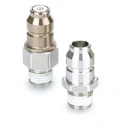 SMC Stainless Steel Pneumatic Quick Connect Coupling R 1/8 in Male Male R Straight Fitting KKA3P-01M-1