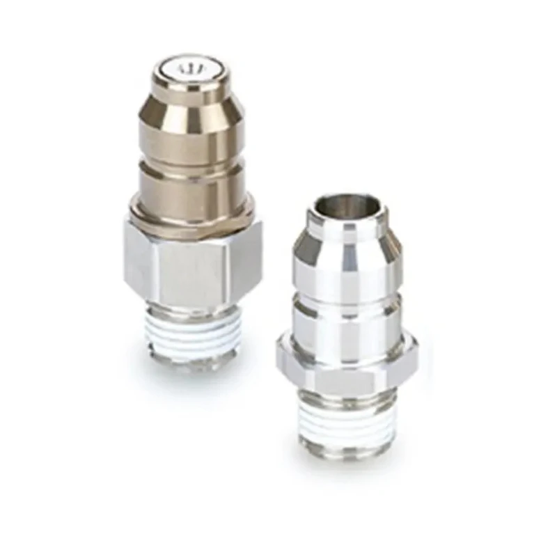 SMC Stainless Steel Pneumatic Quick Connect Coupling R 1/8 in Male Male R Straight Fitting KKA3P-01M-1