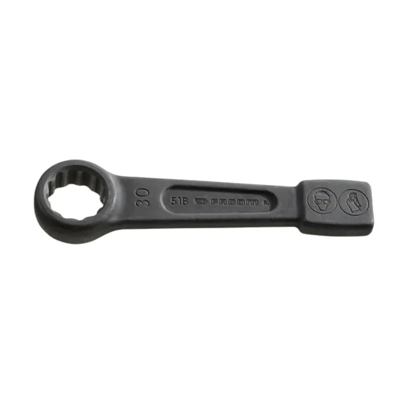 Facom Slogging Spanner 58 mm, 270 mm Overall Length Alloy Steel Burnished Finish 51B.58