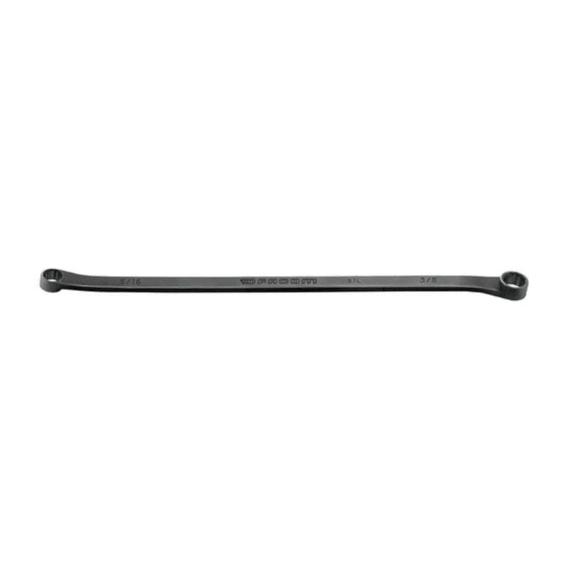 Facom Offset Ring Spanner 6.35 x 7.94 mm, Black Phosphate Finish, 191.8mm Overall Length 57L.1/4x5/16