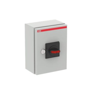 ABB 3-Pole Screw Switch Disconnector, IP65 Rated, 0A, Black Handle, Series OTL 
