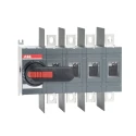 ABB 4-Pole Screw Switch Disconnector 400A, IP00, Black Handle, IEC 60947-3, 1000V AC OT Series 