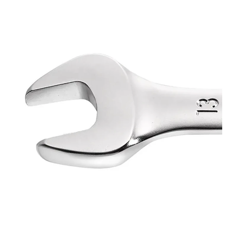 Facom Double Ended Open Spanner Metric 16 x 17 mm, Chrome Vanadium Steel, Chrome Finish, 210mm Length 44.16X17