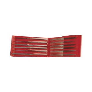 Facom 140 mm Needle File Set AS.12LTP140T2A with 12 Pieces, Plastic Pack