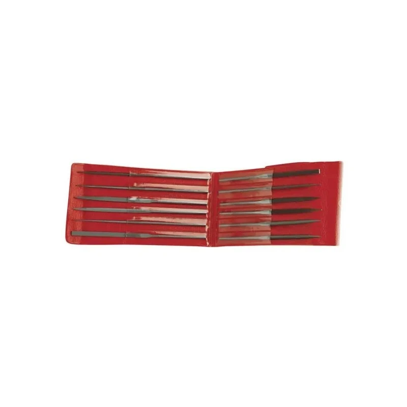Facom 140 mm Needle File Set AS.12LTP140T2A with 12 Pieces, Plastic Pack