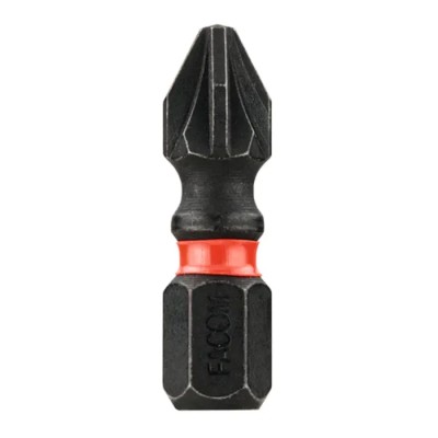 Facom Pozidriv Screwdriver Bit Set 2 Pieces Steel PZ2 47.5mm Length END.102
