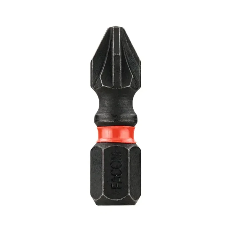 Facom Pozidriv Screwdriver Bit Set 2 Pieces Steel PZ2 47.5mm Length END.102