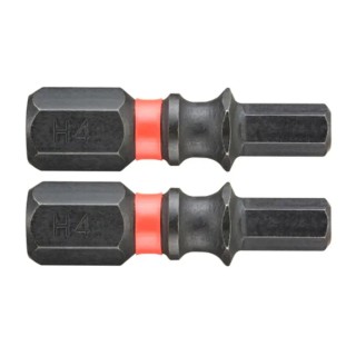Facom Hex Screwdriver Bit 6.35 mm Drive Size, 4 mm Tip, Hex Drive, 47.5 mm Overall Length 2-Piece ENH.104
