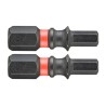 Facom Hex Screwdriver Bit 6.35 mm Drive Size, 4 mm Tip, Hex Drive, 47.5 mm Overall Length 2-Piece ENH.104