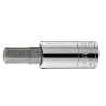 Facom Socket 1/4 in Drive 8 mm Bit Square Chrome Vanadium Steel 37mm Overall Length RT.8