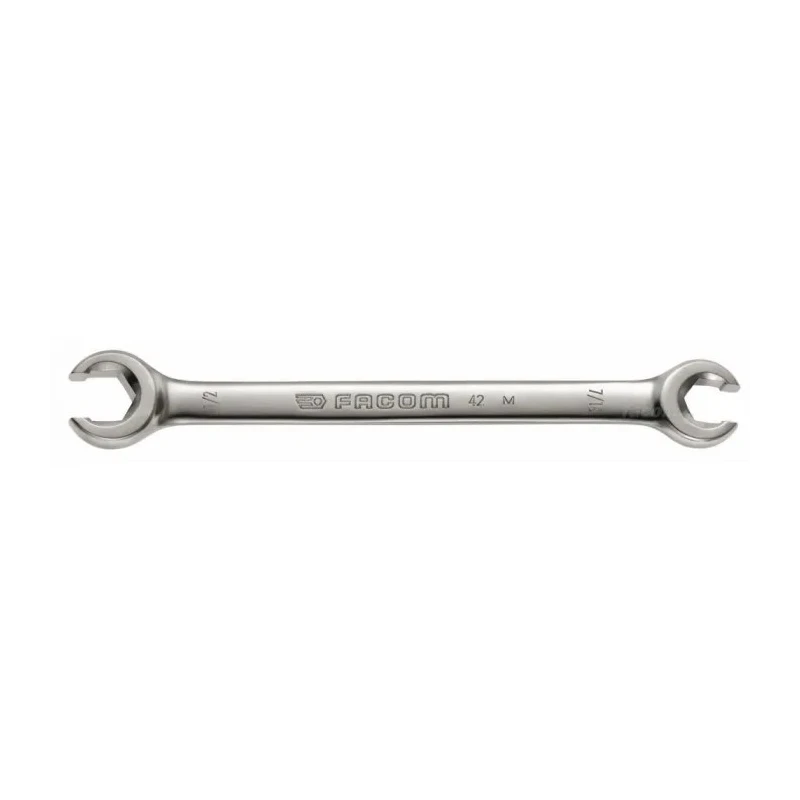 Facom Flare Nut Spanner Imperial, 300mm Overall Length Chrome Vanadium Steel 42.1PX1P1/8