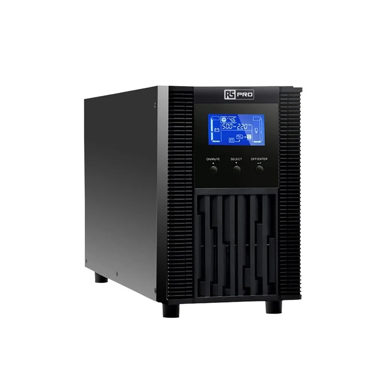RS PRO Online Uninterruptible Power Supply 1.6 kW 2000 VA Stand Alone, Input 110 V AC to 300 V AC, Output 200-240 V 235-5101
