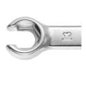 Facom Flare Nut Spanner Double Ended Metric Size 11 x 13 mm Chrome Vanadium Steel Chrome Finish 143mm Overall Length 43.11X13