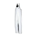 Sioen White Reusable Bib & Brace Overall XL, Flexothane Polyamide Material, EN 343:2019 Class 4-1-X, EN S6639/W/XL