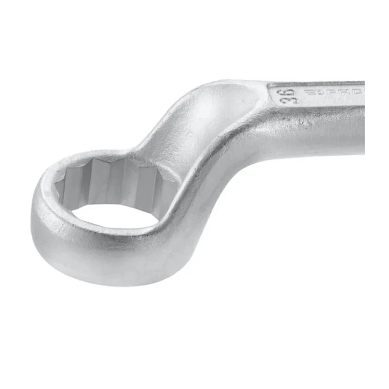 Facom Ring Spanner 36 mm Metric Single Ended Chrome Finish 245mm Overall Length 54A.36