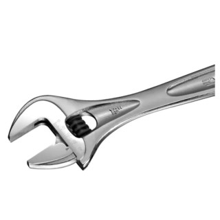 Facom Adjustable Spanner 53 mm Jaw Capacity, 456mm Overall Length, Chrome Vanadium Steel Handle 113A.18C