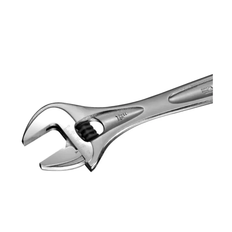 Facom Adjustable Spanner 53 mm Jaw Capacity, 456mm Overall Length, Chrome Vanadium Steel Handle 113A.18C