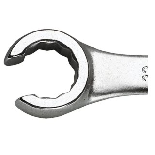 Facom Double Ended Offset Flare Nut Spanner Chrome Vanadium Steel 36 x 41 mm 320mm Length 42.36X41